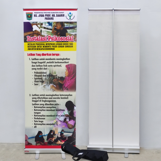 Roll Up Banner 60x160 (Indoor) Flexi 280gr